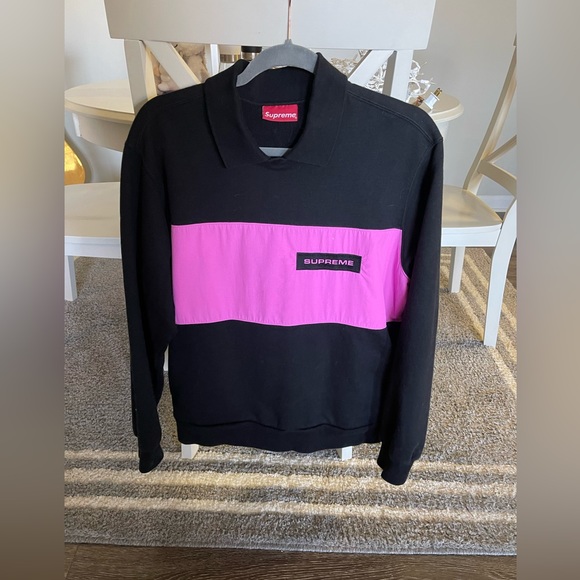 Supreme Collared Crewneck - Medium - 
